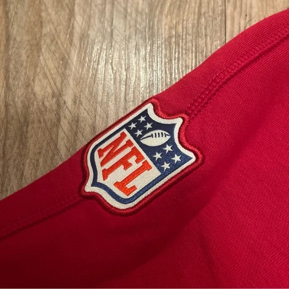 NWT Nike NFL San Francisco 49ers Pullover Hoodie Red Men’s Size S - Picture 4 of 7